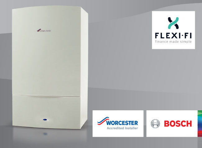 New central heating for home with Bosch Boiler